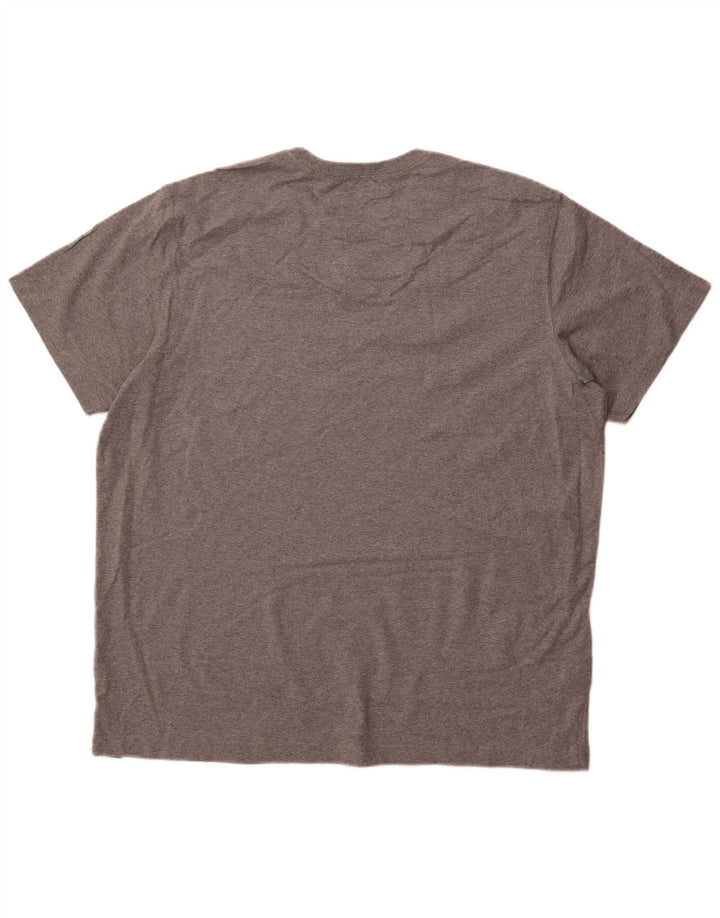 EDDIE BAUER Herre T-Shirt Top XL Grå Bomuld