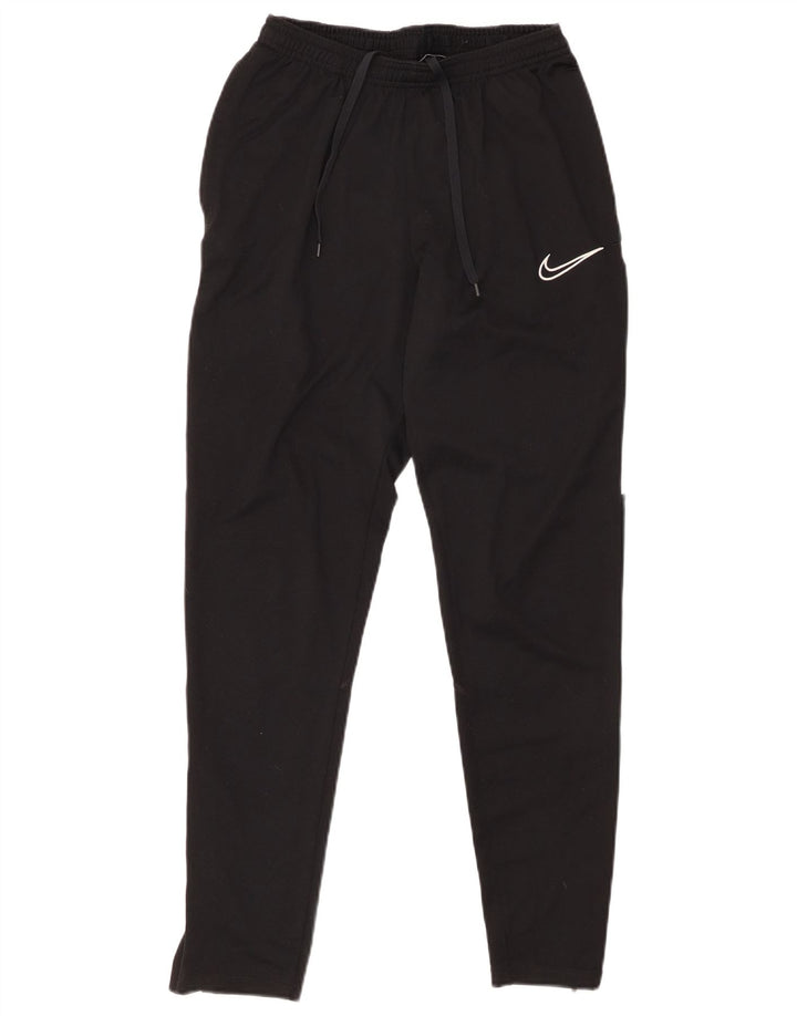 NIKE Dri Fit træningsdragt bukser til mænd Small Black Colourblock Polyester