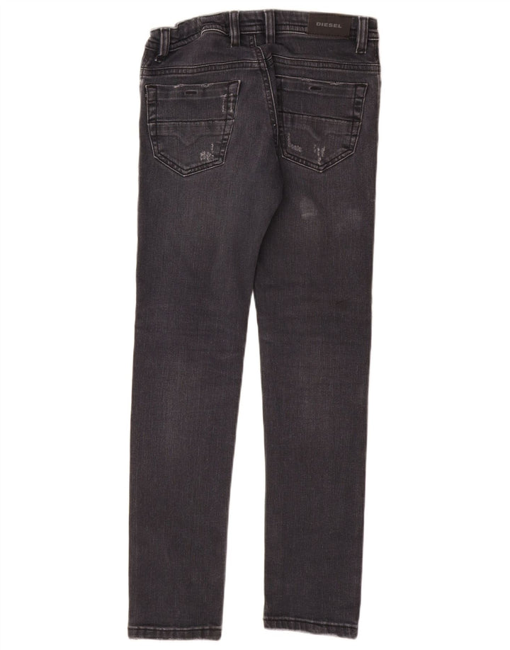 DIESEL Drenge Thommer Slim Skinny Jeans 11-12 år W26 L28 Grå Bomuld