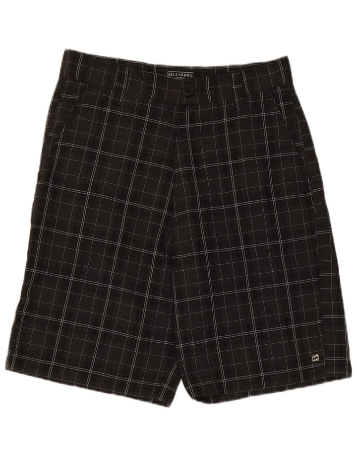 Billabong Chino Shorts til mænd W28 Small Black Check