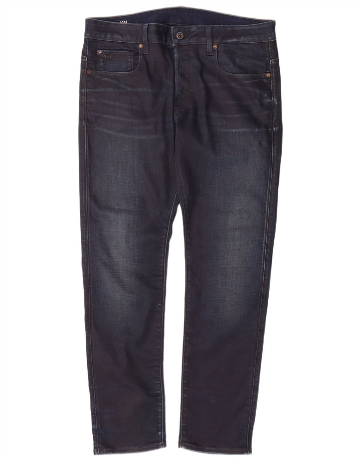 G-STAR Herre 3301 Slim Jeans W34 L32 Marineblå