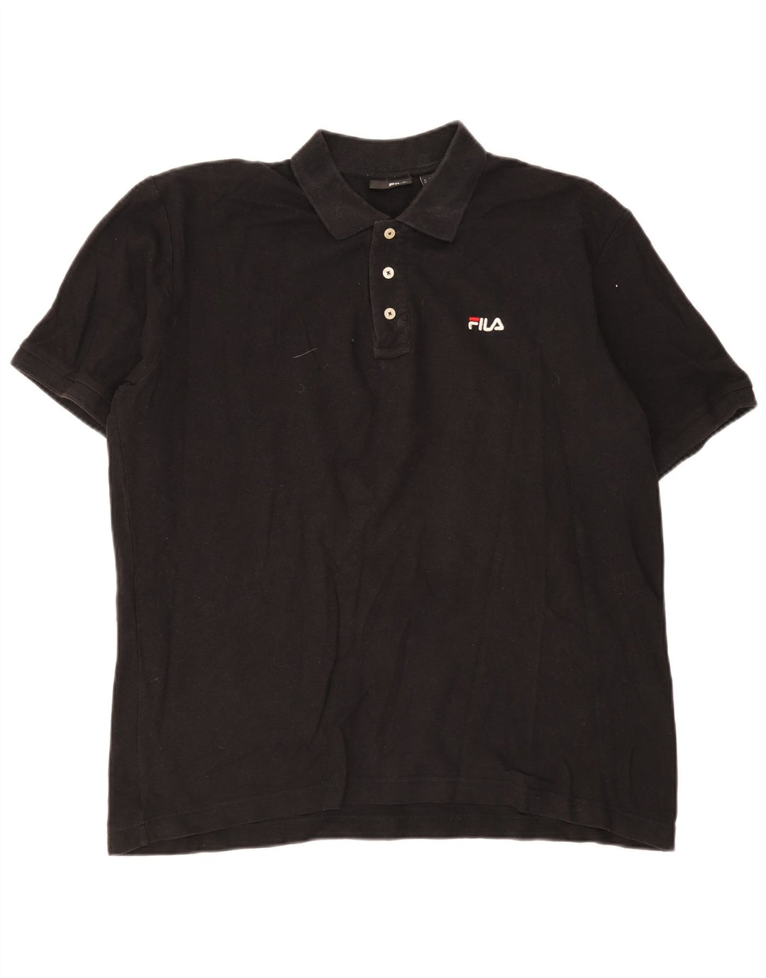 Fila Herre poloshirt XL Sort bomuld