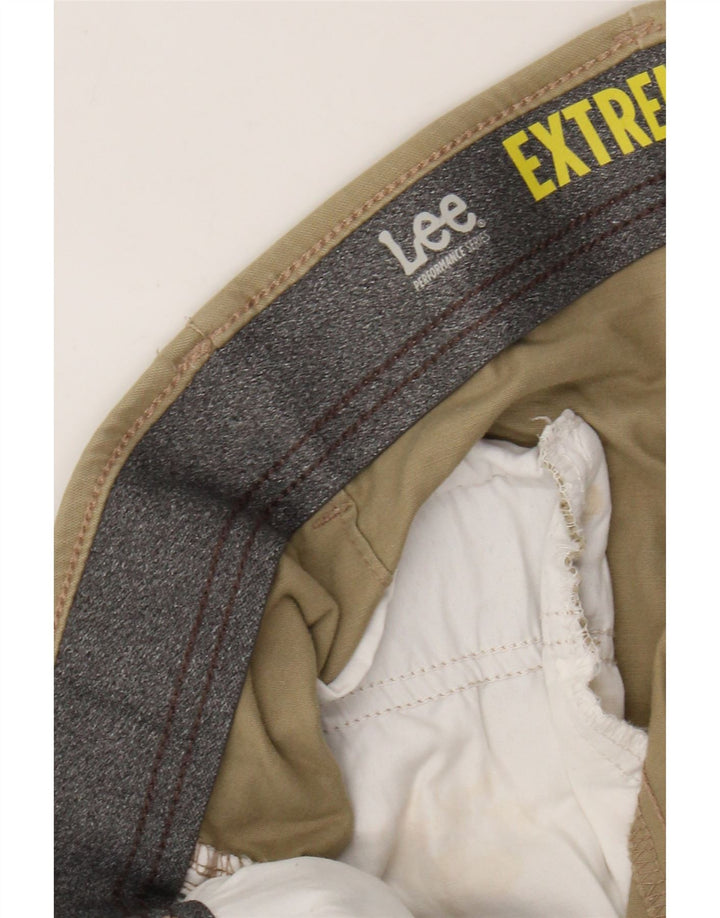 Lee Mens Extreme Comfort Lige Chinobukser W40 L33 Grøn