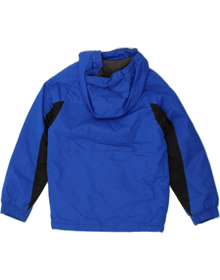 MOUNTAIN WAREHOUSE Boys Windbreaker Jacket 9-10 Years Blue Colourblock Vintage Mountain Warehouse and Second-Hand Mountain Warehouse from Messina Hembry 