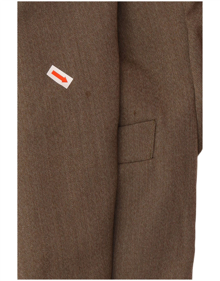 MOSCHINO Kvinder 3-knaps 2-delt nederdelsæt UK 12 Medium W28 Brun Klassisk