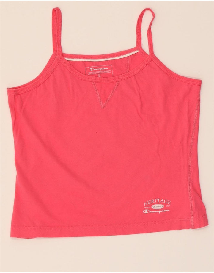 CHAMPION Womens Heritage Classics Cami Top UK 12 Medium Pink Vintage Champion and Second-Hand Champion from Messina Hembry 