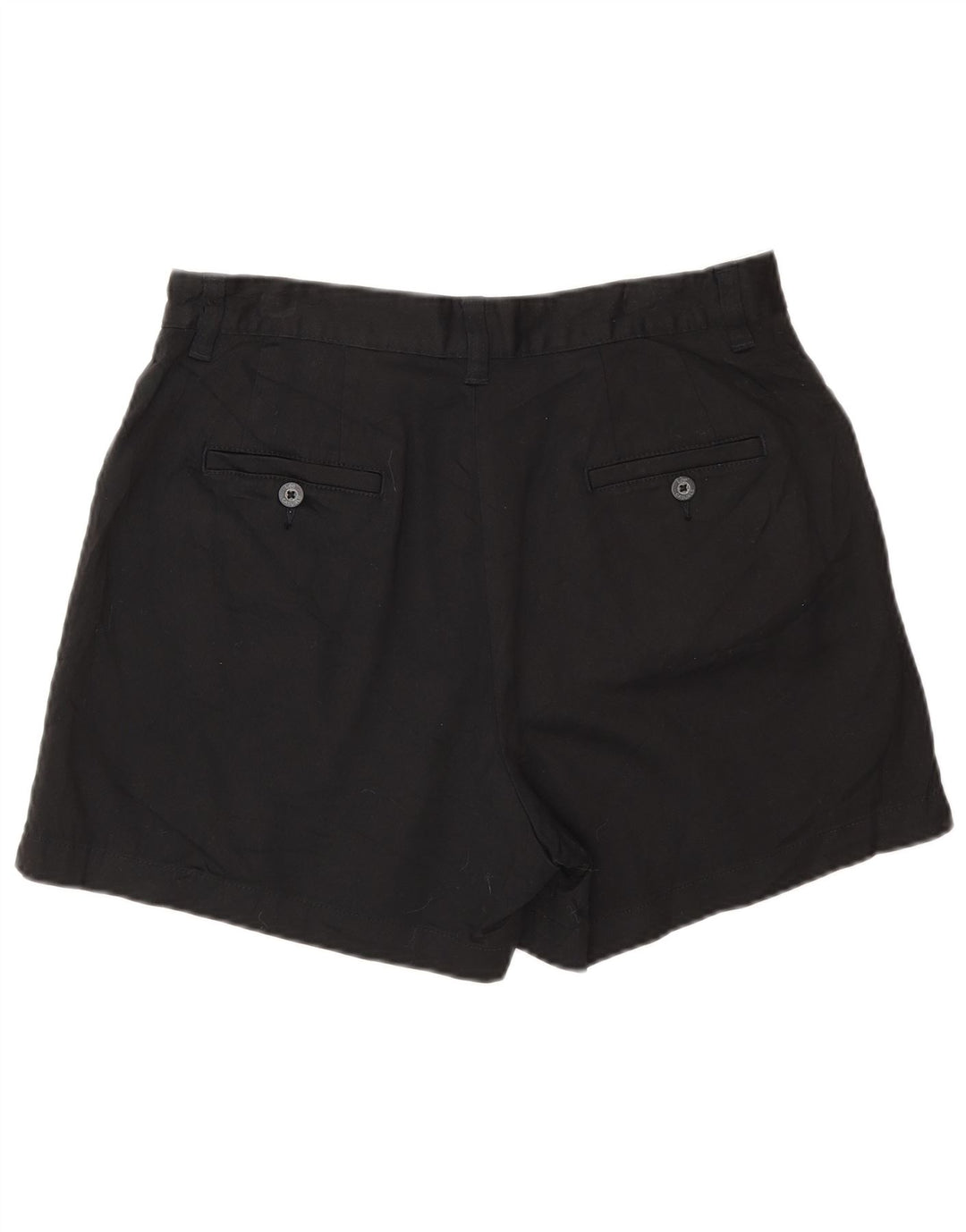 Lee Kvinder Khakis Casual Shorts US 10 Large W32 Black Bomuld