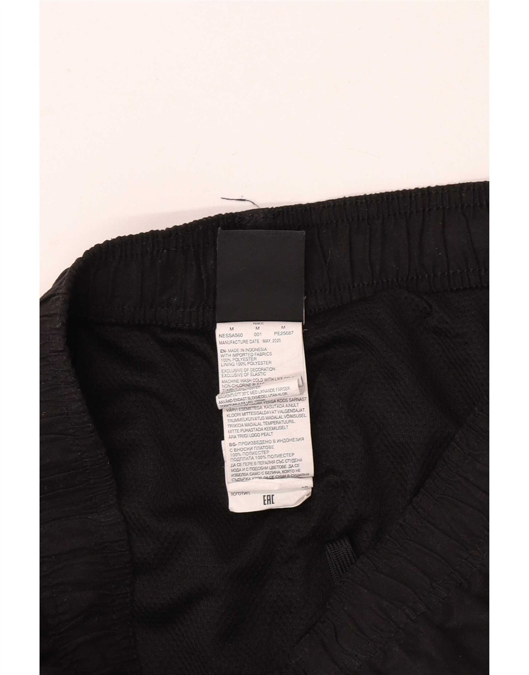 Nike Sportshorts til mænd, medium sort polyester