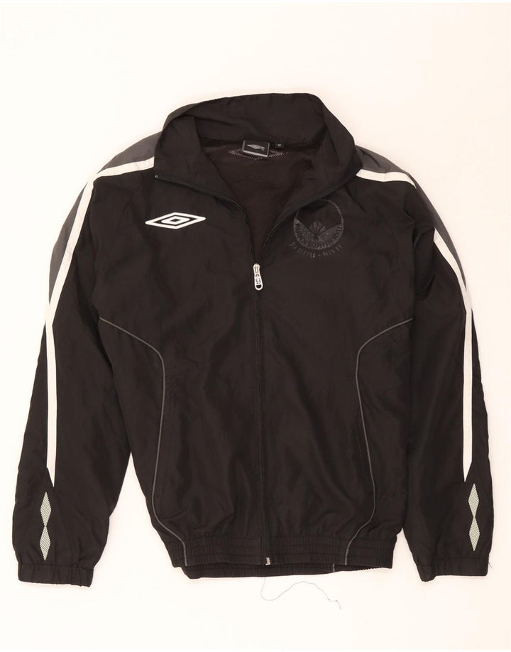 Umbro Herre grafisk træningsdragt Topjakke Medium Sort Colourblock Polyester