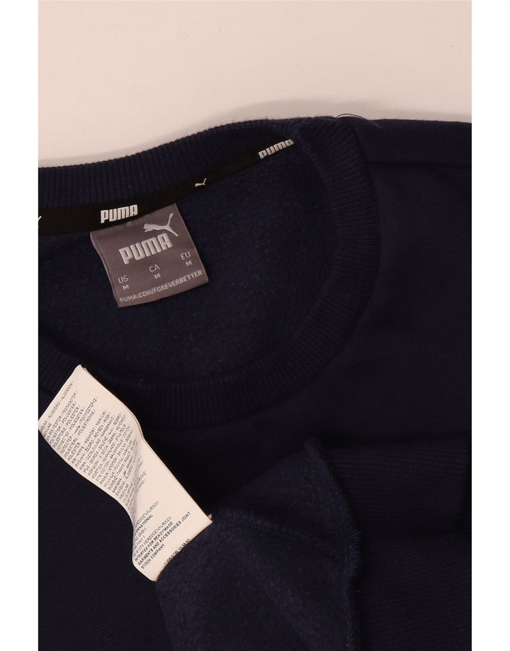 Puma sweatshirt til mænd Medium marineblå bomuld