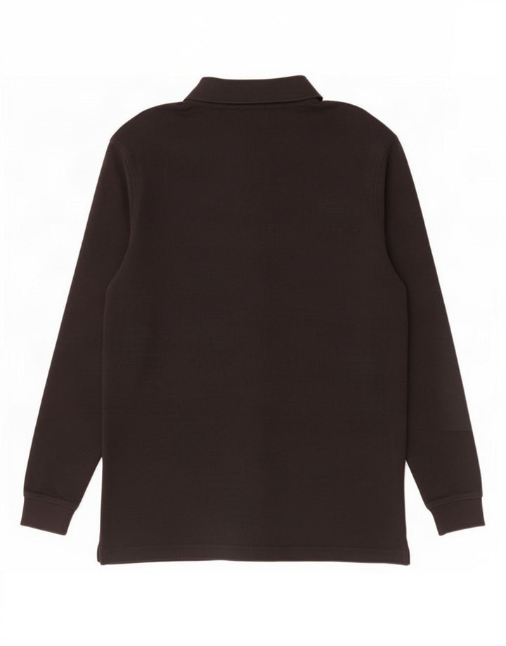 Marlboro Classics Langærmet herre poloshirt Medium Sort Bomuld