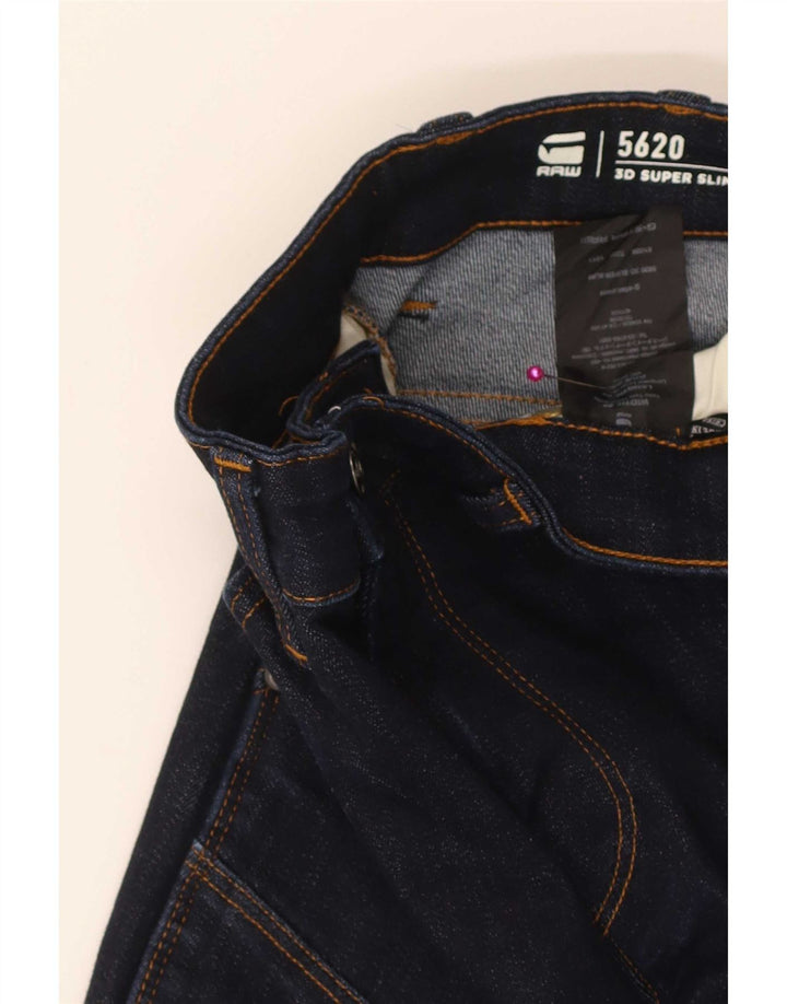 G-Star Dame 3D Arc Super Slim Jeans W29 L32 Marineblå