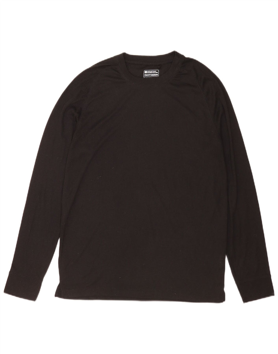 Mountain Warehouse Herre Top Langærmet Stor Sort Polyester