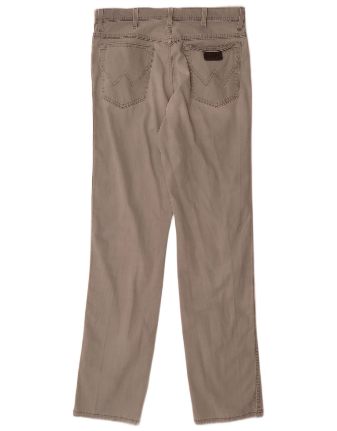 Wrangler Herre Texas Stretch Straight Jeans W33 L34 Grå Bomuld