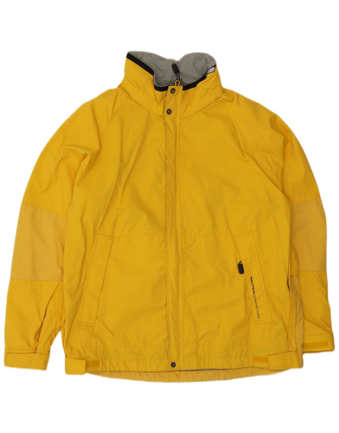 Nautica Regnjakke til mænd UK 42 XL Gul Nylon