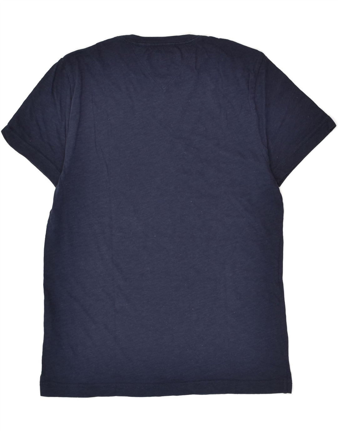 TOMMY HILFIGER Mens Graphic T-Shirt Top Small Navy Blue | Vintage Tommy Hilfiger | Thrift | Second-Hand Tommy Hilfiger | Used Clothing | Messina Hembry 