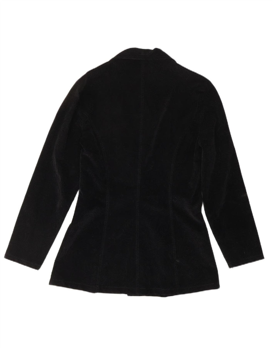 VINTAGE Womens 3 Button Blazer Jacket UK 12 Medium Black