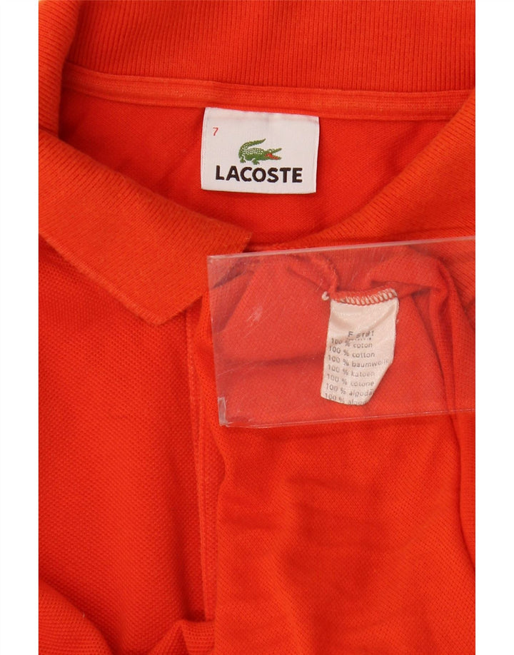 Lacoste Herre Polo Shirt Str. 7 2XL Orange Bomuld