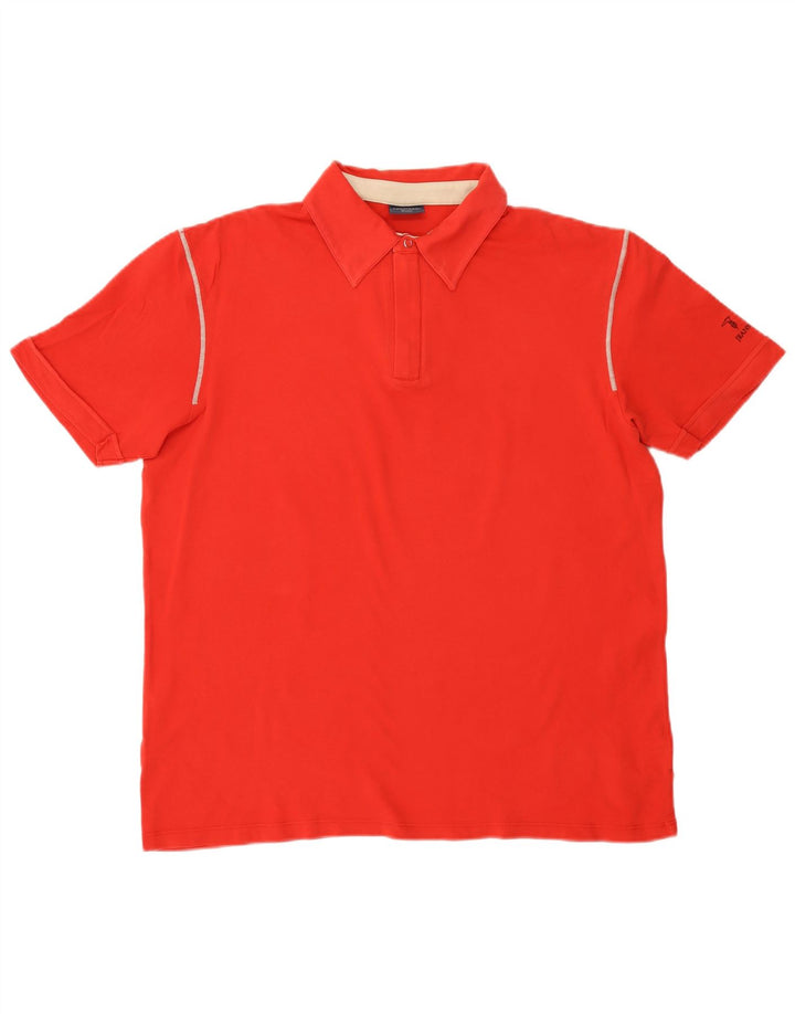 Trussardi herre poloshirt 2XL rød bomuld