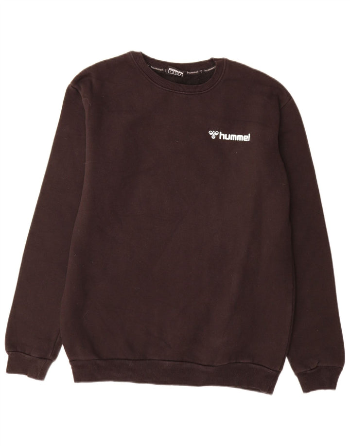 Hummel Herre Sweatshirt Jumper Lille Sort Bomuld