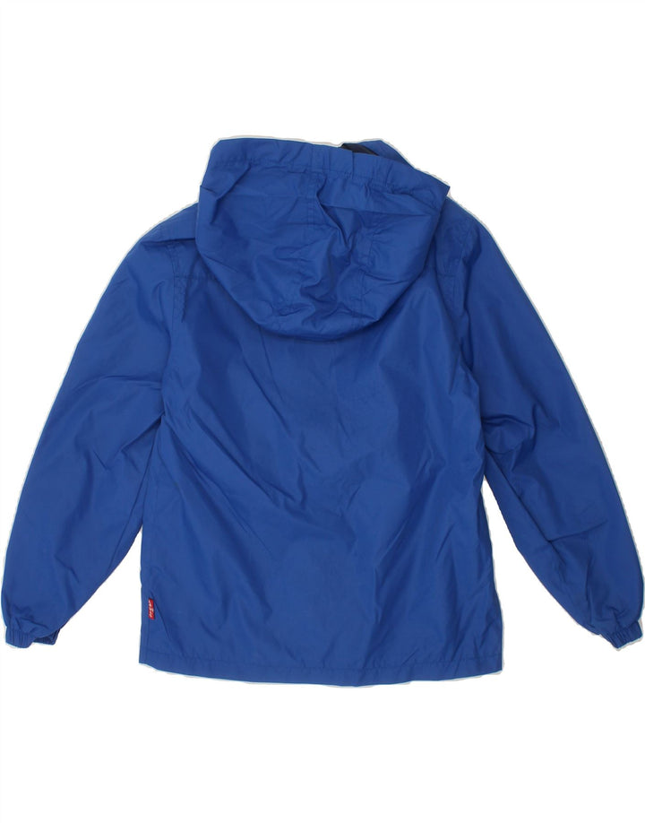 LEVI'S Boys Hooded Rain Jacket 4-5 Years Blue Polyester Vintage Levi's and Second-Hand Levi's from Messina Hembry 