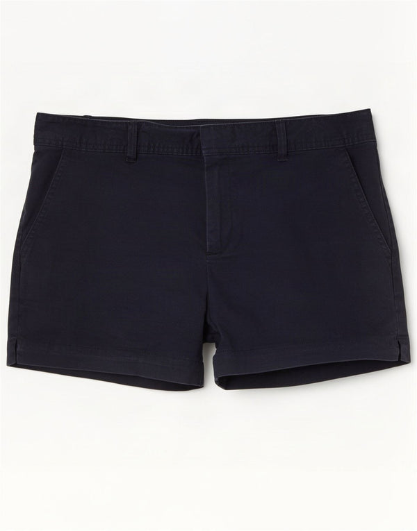 Gap Womens Chino Shorts US 10 Large W34 Navy Blue Cotton