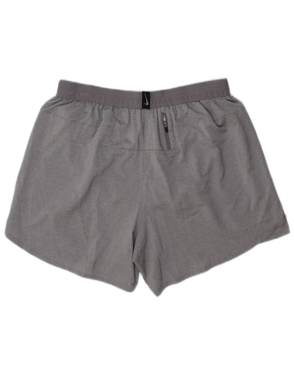 Nike Mens Dri Fit Sport Shorts Large Grey Polyester