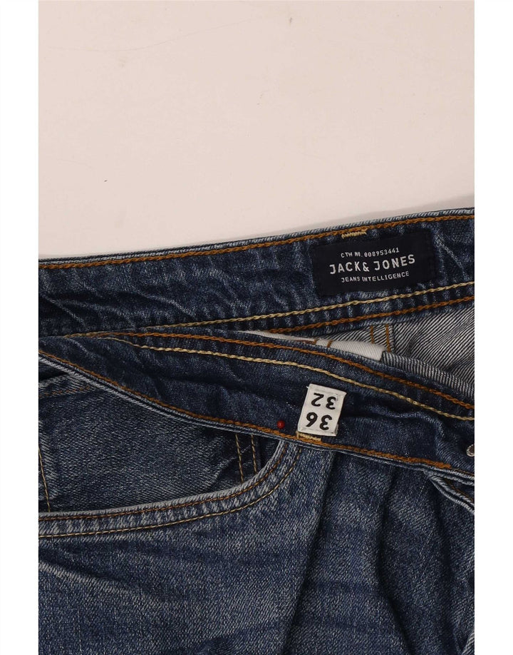 Jack & Jones Straight Jeans til mænd W36 L32 Blå