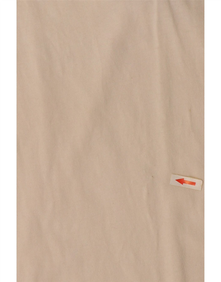 ASICS T-shirt med lynlås til mænd, stor off hvid