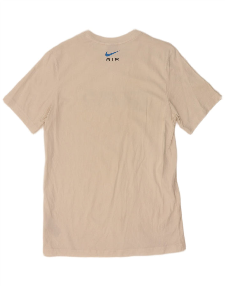 Nike grafisk t-shirt til mænd, medium hvid bomuld
