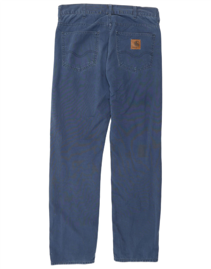 CARHARTT Straight Casual Bukser til mænd W32 L30 Blå