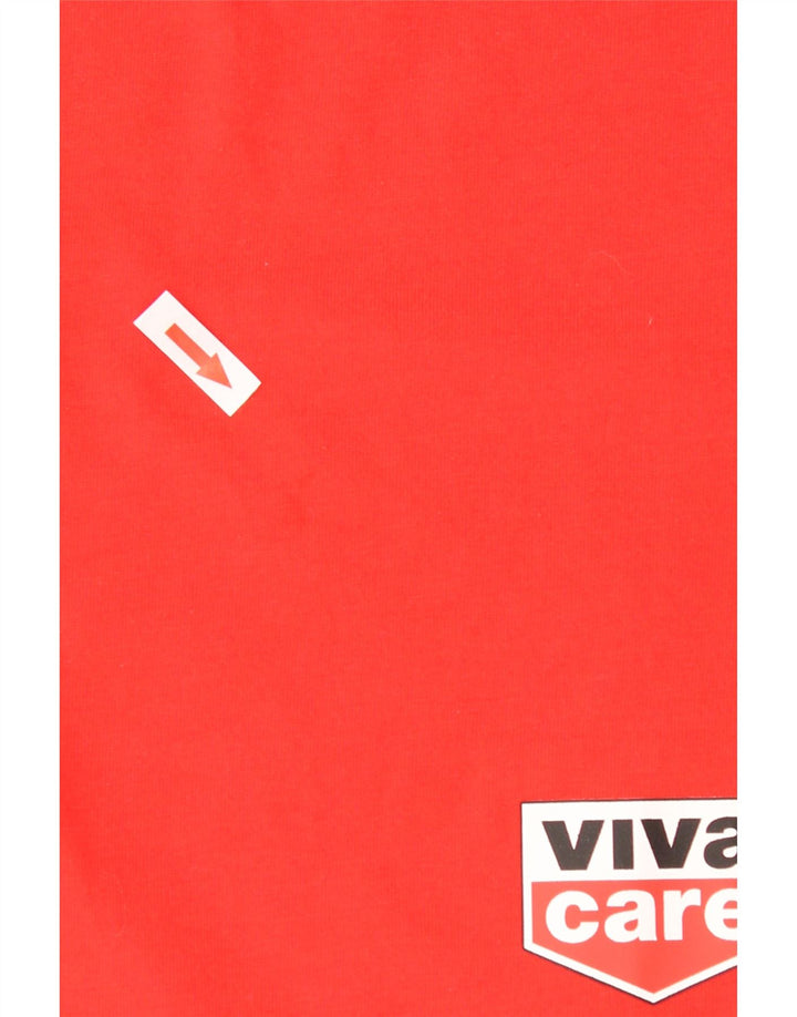 Puma Herre T-shirt Top Medium Rød Colourblock Polyester