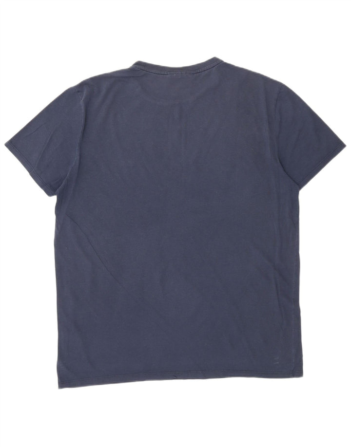 Lacoste Herre T-Shirt Top Stor Marineblå Bomuld