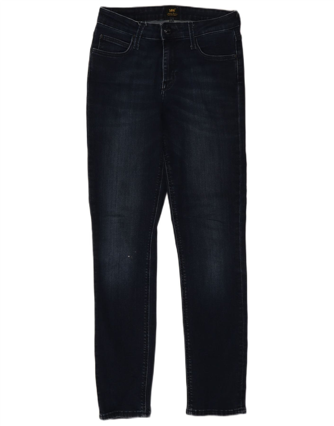 LEE Dame Elly Slim Jeans W27 L31 Marineblå Bomuld