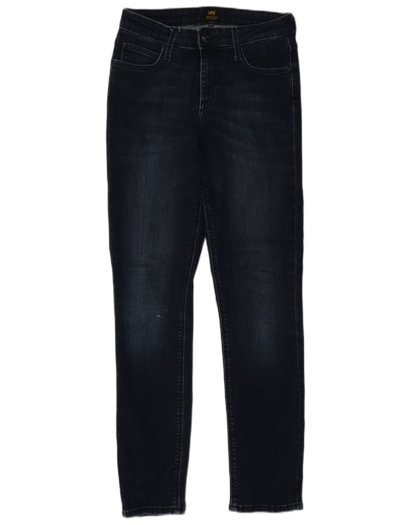 LEE Dame Elly Slim Jeans W27 L31 Marineblå Bomuld