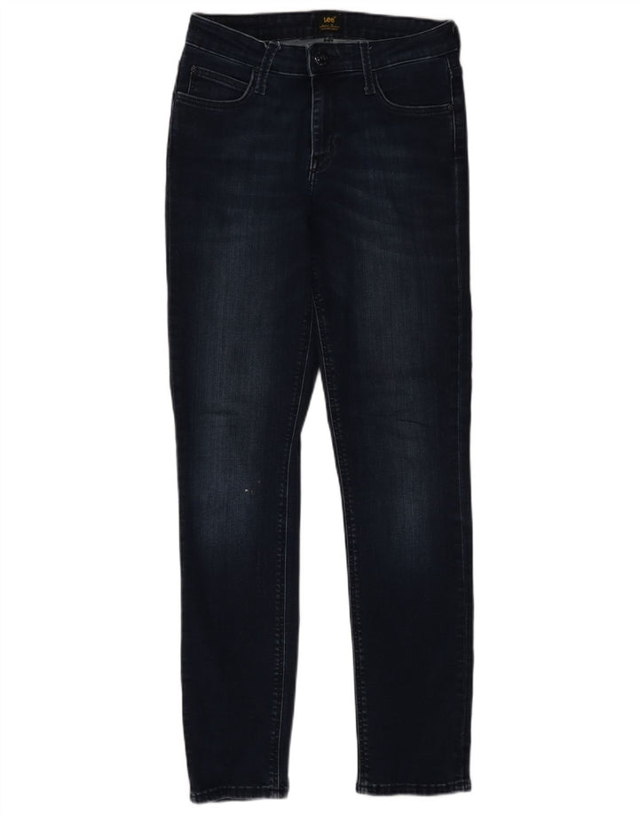 LEE Dame Elly Slim Jeans W27 L31 Marineblå Bomuld
