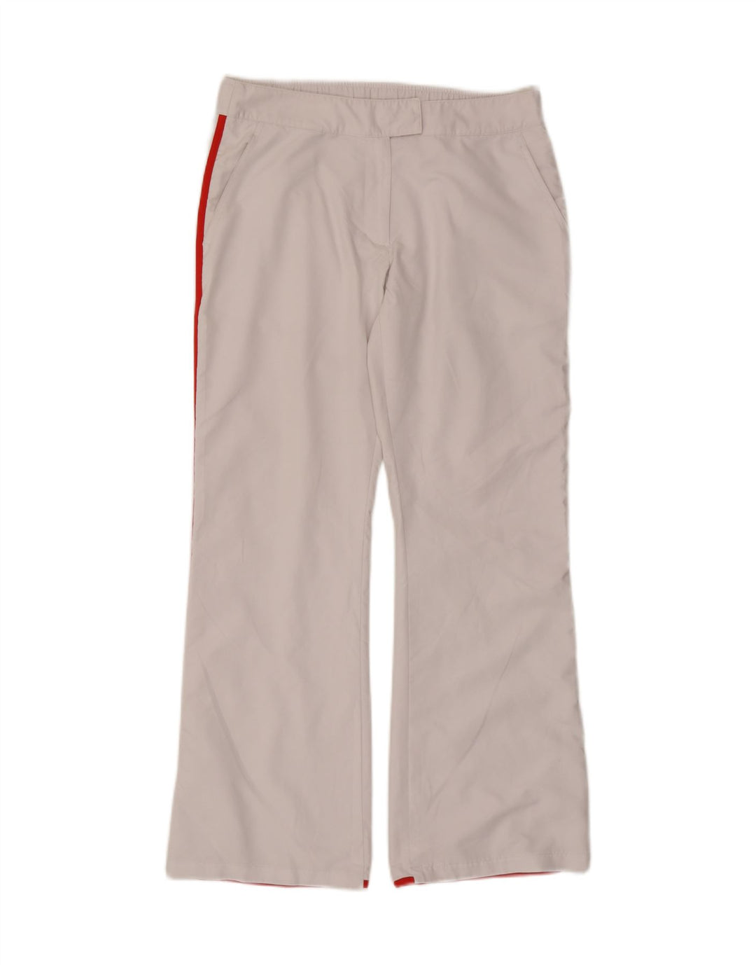 FILA Womens Bootcut Trousers UK 12 Medium W30 L29 Off White Polyester Vintage Fila and Second-Hand Fila from Messina Hembry 