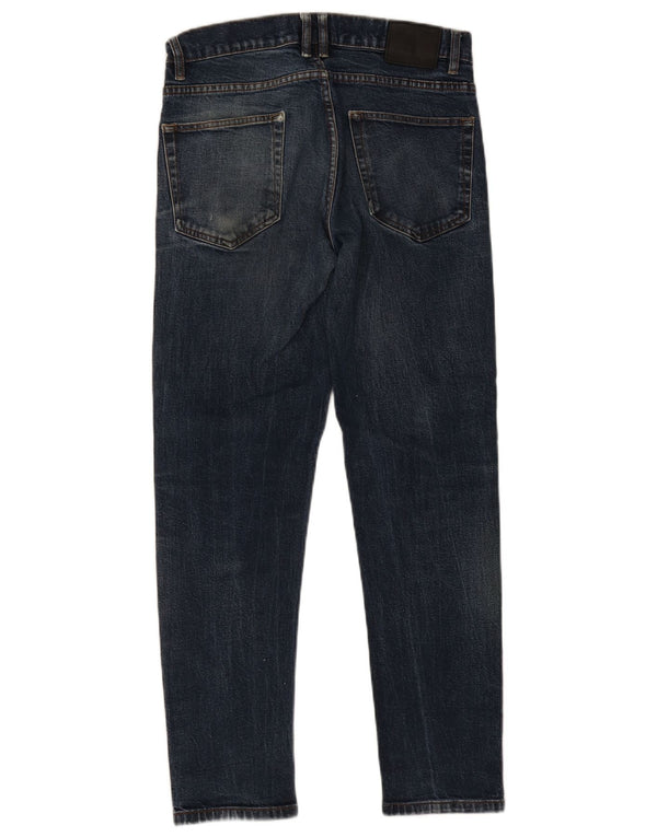 Zara Herre Slim Jeans EU42 Large W32 L28 Navy Blue