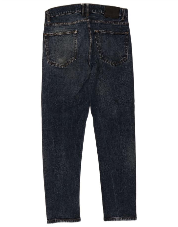 Zara Herre Slim Jeans EU42 Large W32 L28 Navy Blue