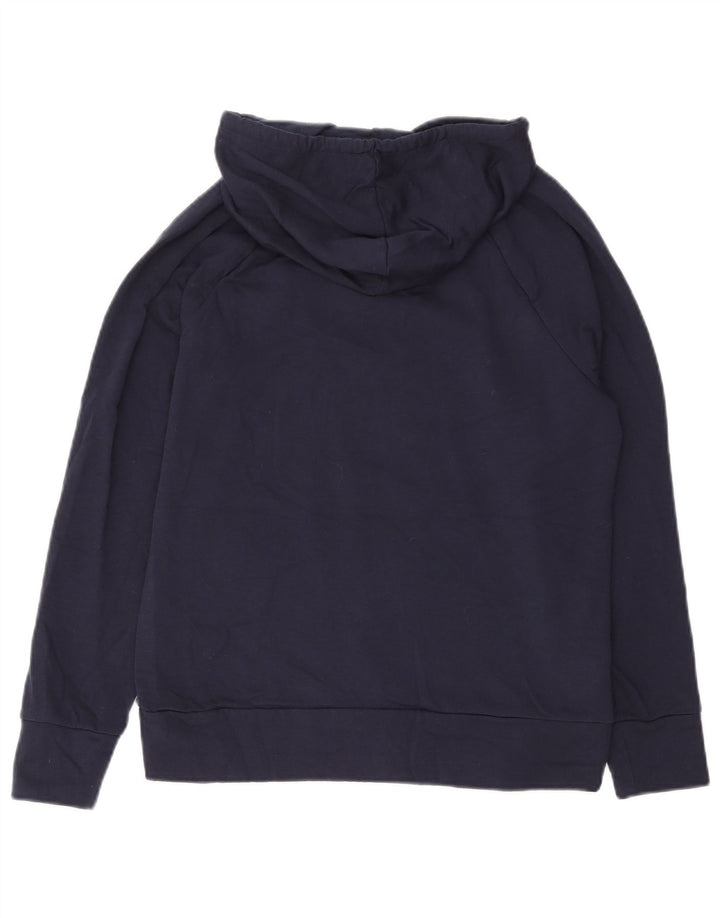 EDDIE BAUER Dame hættetrøje Jumper UK 10 Small Navy Blue Polyester