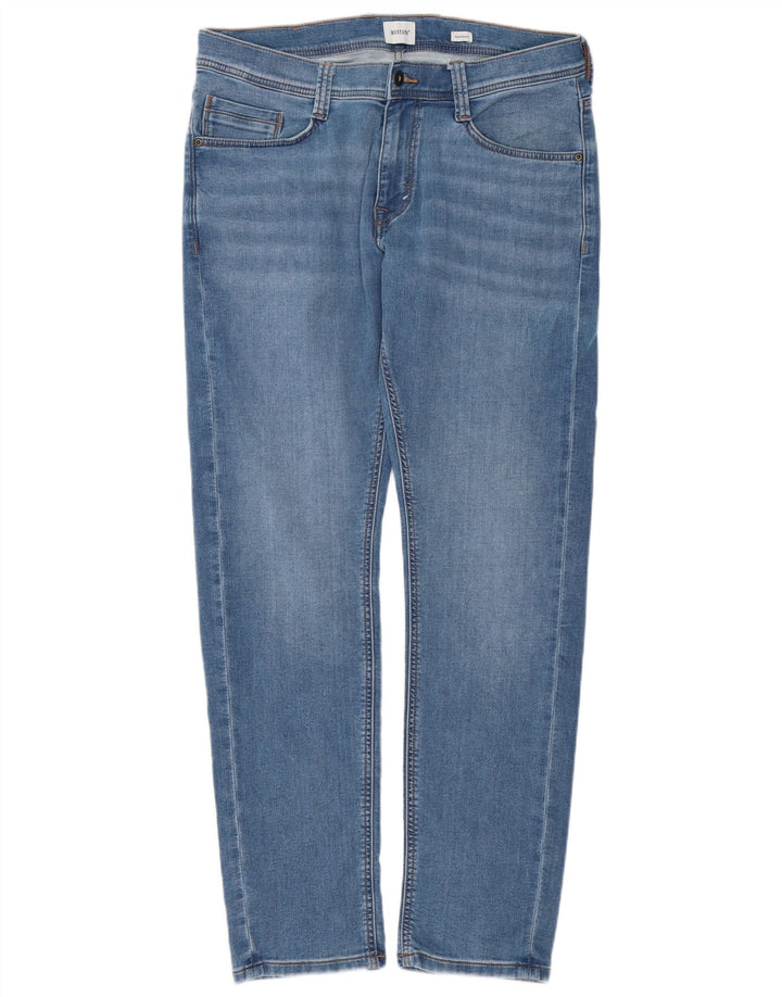 Mustang Herre tilspidsede jeans W32 L32 Blå