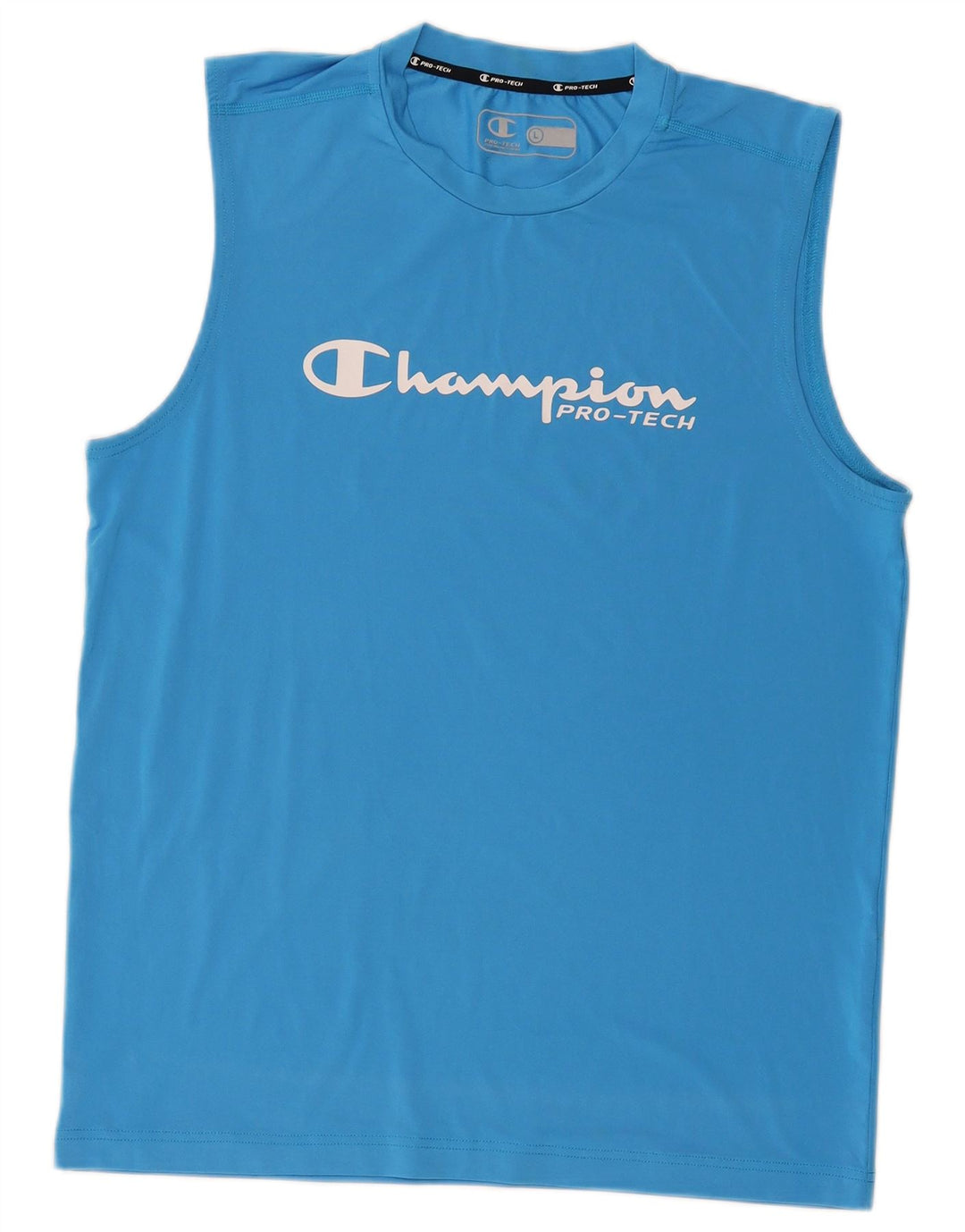 CHAMPION Herre Grafisk Vest Top Stor Blå Polyester