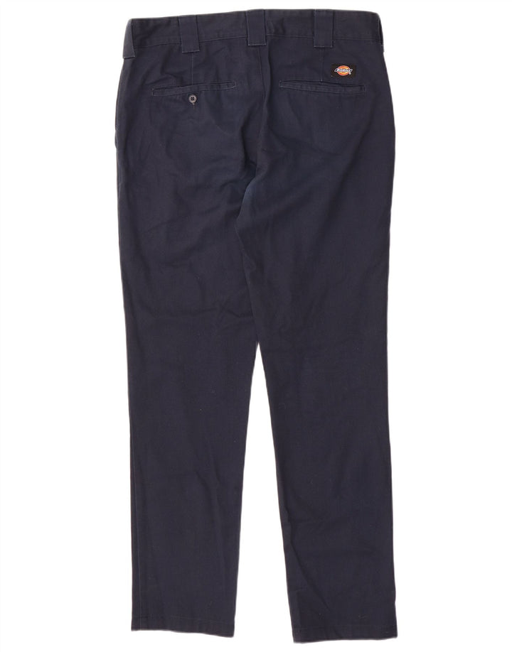 Dickies Herre Slim Fit Chino Bukser W32 L32 Marineblå Polyester