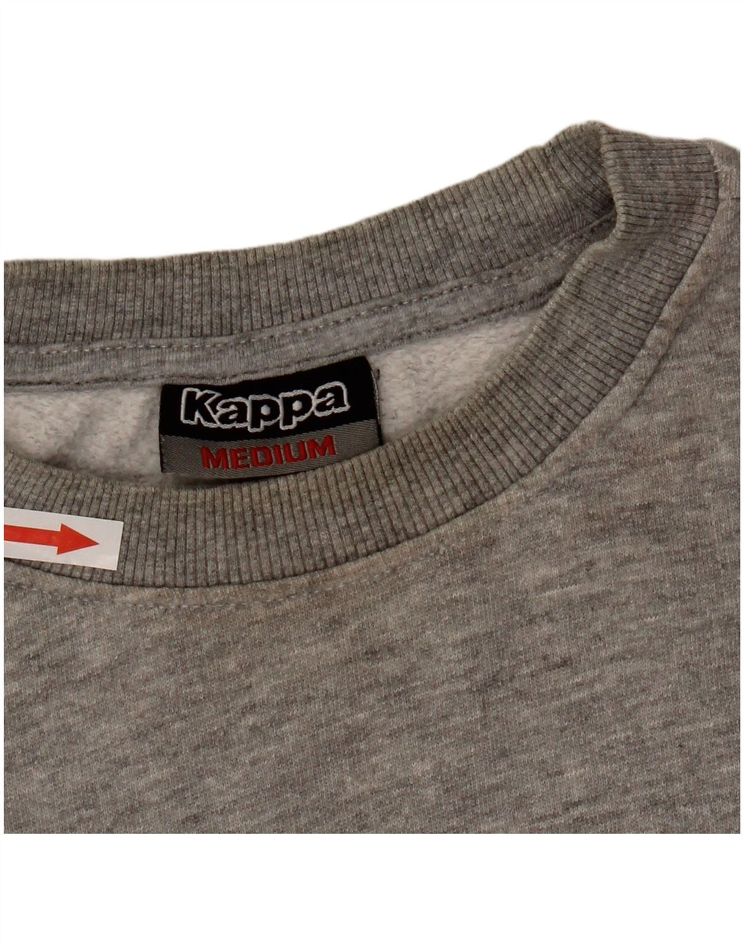 Kappa sweatshirt til mænd mellem grå flækket bomuld