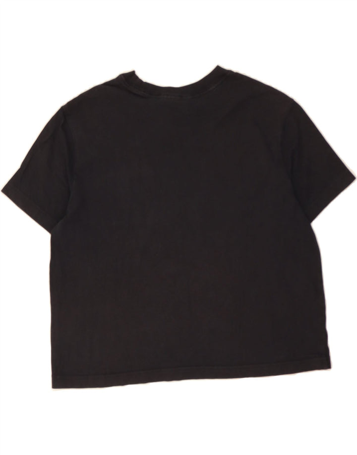 NIKE Womens Crop T-Shirt Top UK 14 Medium Black Cotton Vintage Nike and Second-Hand Nike from Messina Hembry 