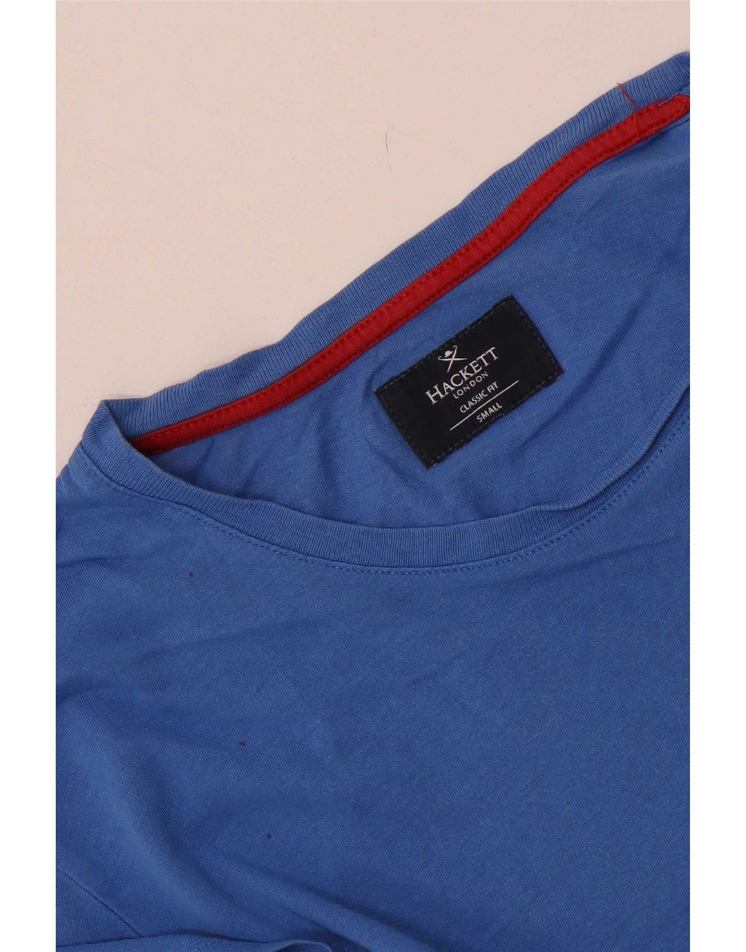 Hackett Herre Classic Fit T-Shirt Top Lille Blå