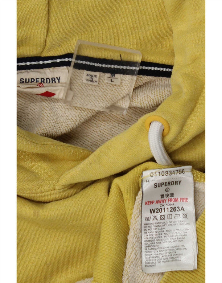Superdry Grafisk hættetrøje til mænd mellem gul bomuld