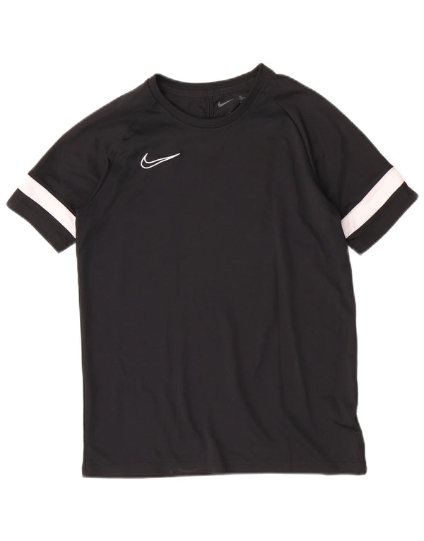 Nike Boys Dri Fit T-Shirt Top 13-14 år XL Sort Colourblock