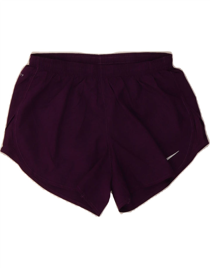 NIKE Womens Dri Fit Sport Shorts UK 10 Small  Purple Polyester Vintage Nike and Second-Hand Nike from Messina Hembry 