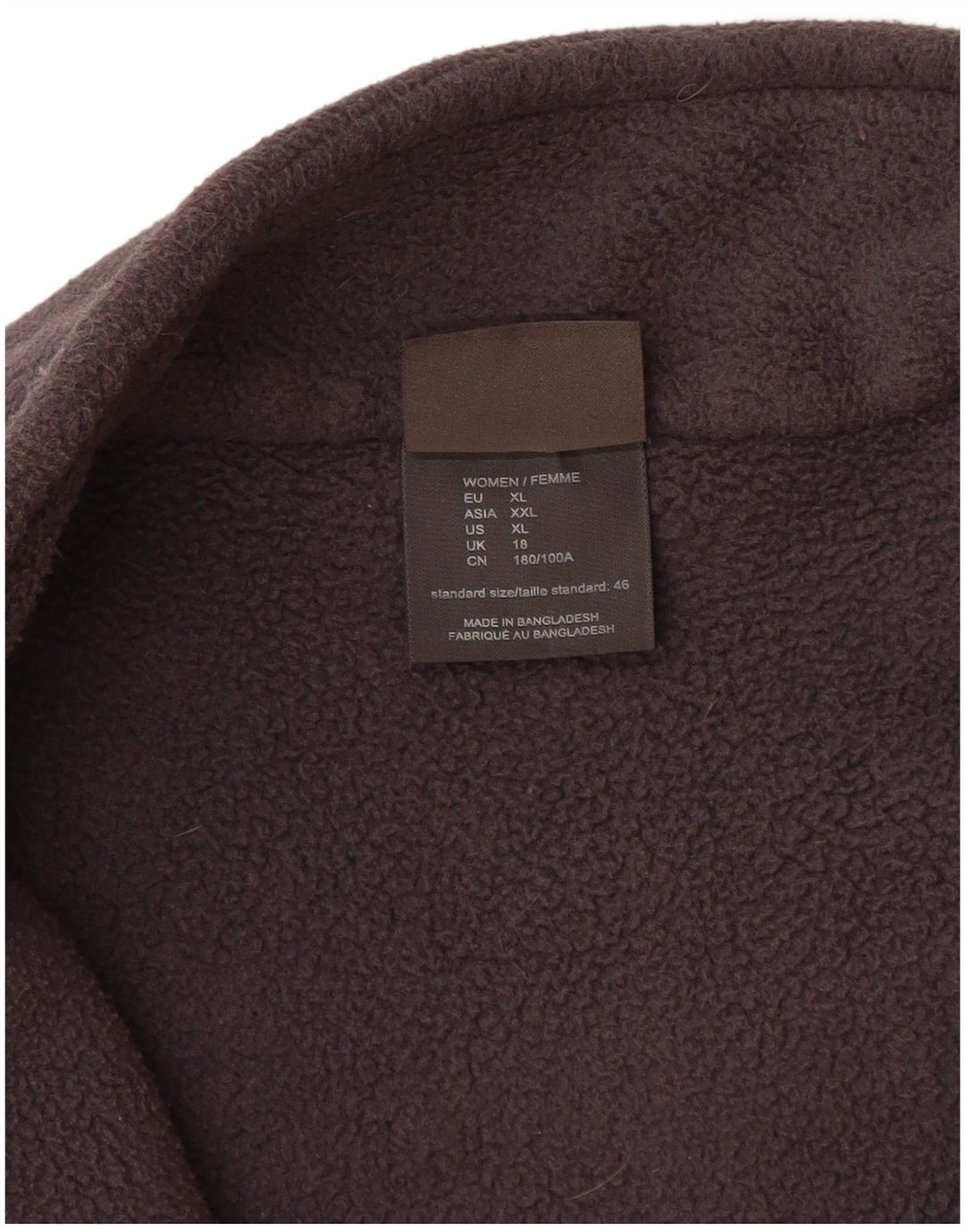 JACK WOLFSKIN Fleecejakke til kvinder UK 18 XL Grå Polyester